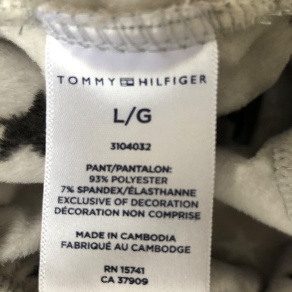 A PAIR OF LADIES “TOMMY HILFIGER” LOUNGING PANTS/PJ BOTTOMS~SIZE L~LIKE NEW! - Picture 4 of 8